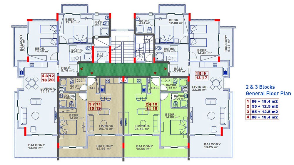 Alanya Apartments for sale in Another World Cikcilli - 1461