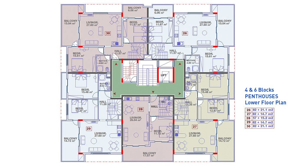 Alanya Apartments for sale in Another World Cikcilli - 1469