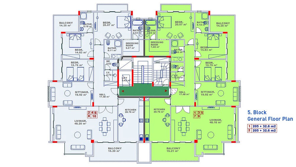 Alanya Apartments for sale in Another World Cikcilli - 1474