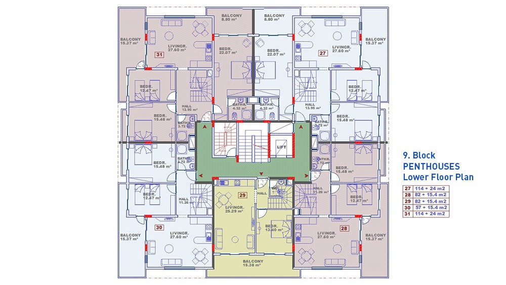 Alanya Apartments for sale in Another World Cikcilli - 1492