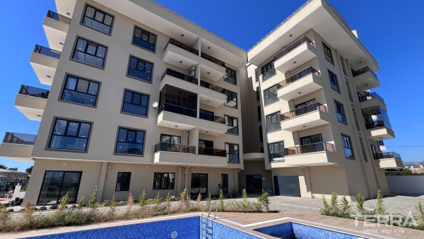 Appartements abordables avec vue mer à vendre à Payallar, Alanya