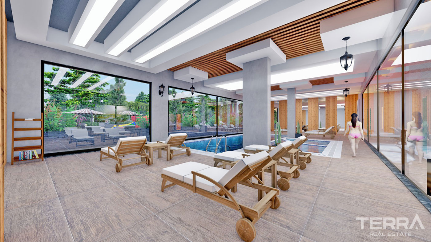 Nirvana Forest – Apartments in Alanya, Avsallar with Private Beach - 64343