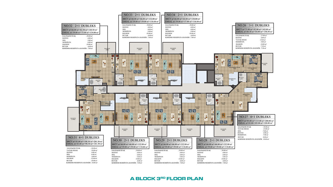 Nirvana Forest – Apartments in Alanya, Avsallar with Private Beach - 64356