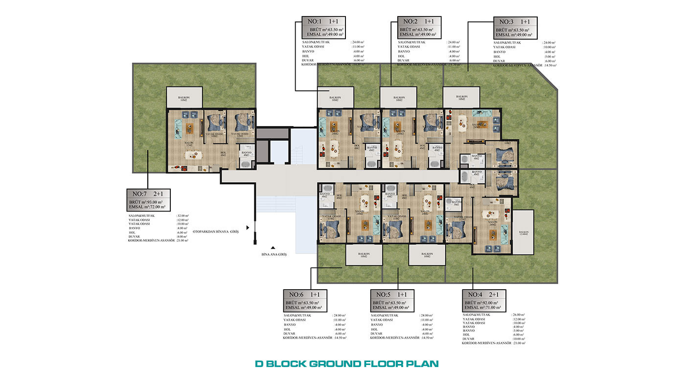 Nirvana Forest – Apartments in Alanya, Avsallar with Private Beach - 64366