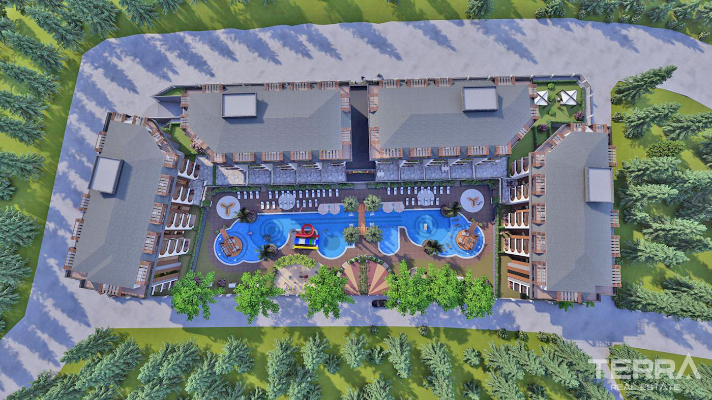 Nirvana Forest – Apartments in Alanya, Avsallar with Private Beach - 64399