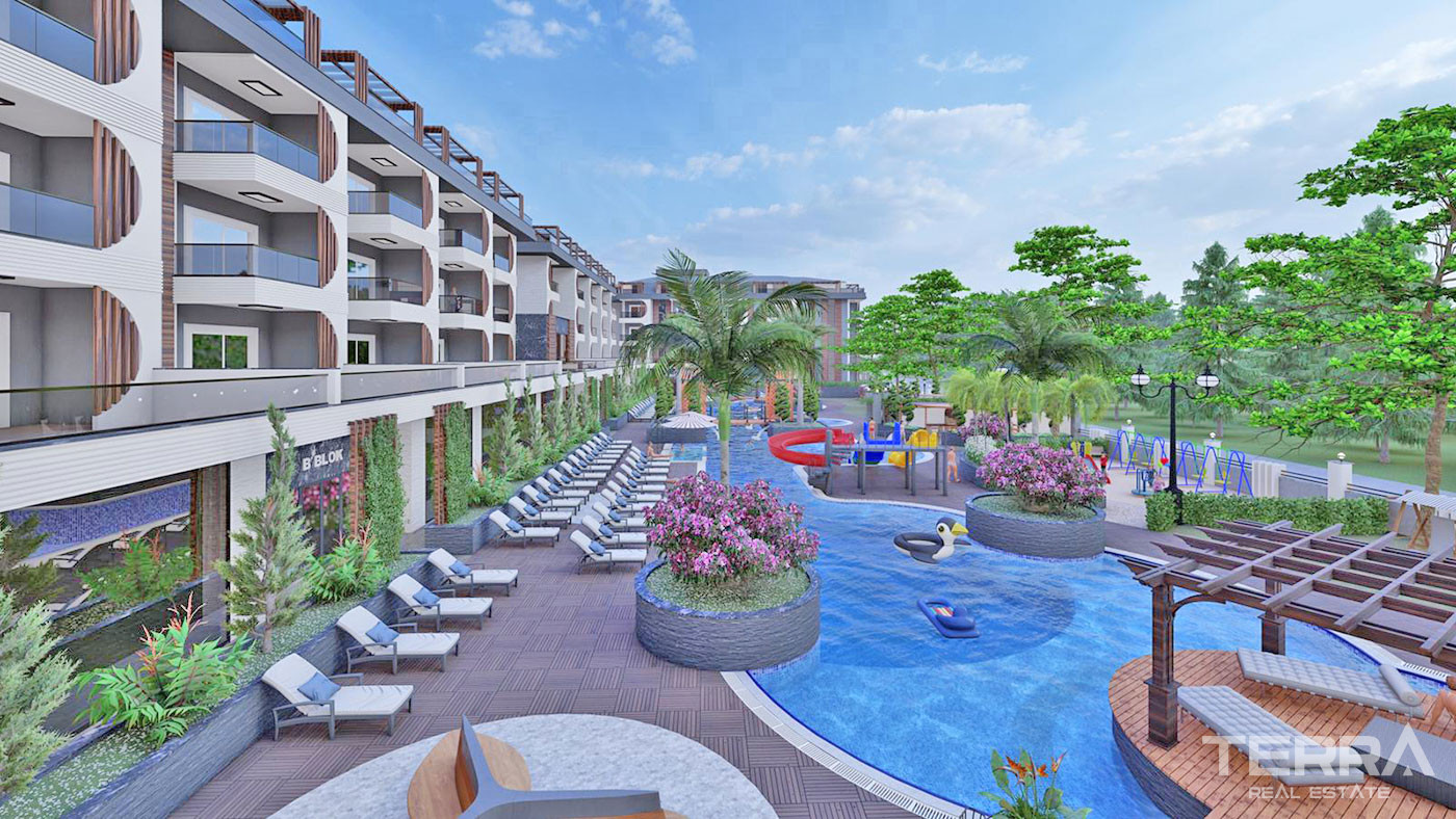 Nirvana Forest – Apartments in Alanya, Avsallar with Private Beach - 64401
