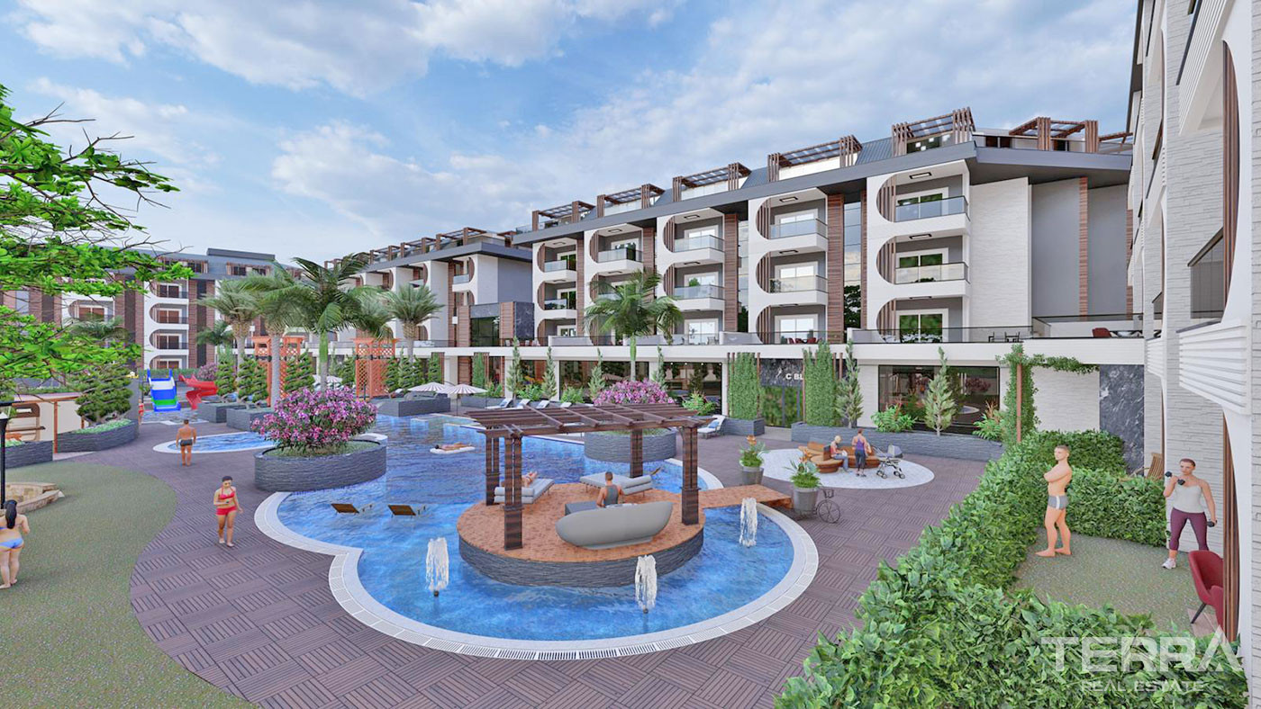 Nirvana Forest – Apartments in Alanya, Avsallar with Private Beach - 64402