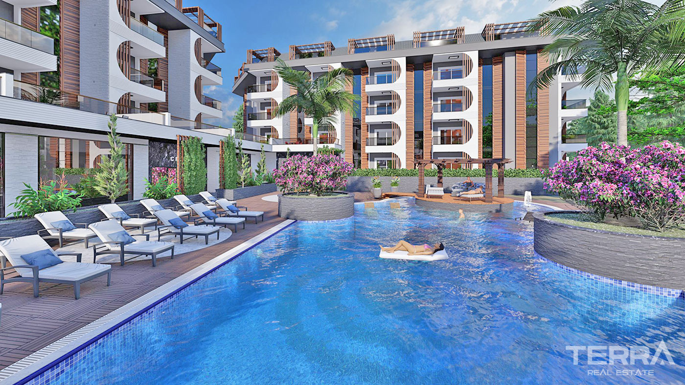 Nirvana Forest – Apartments in Alanya, Avsallar with Private Beach - 64404