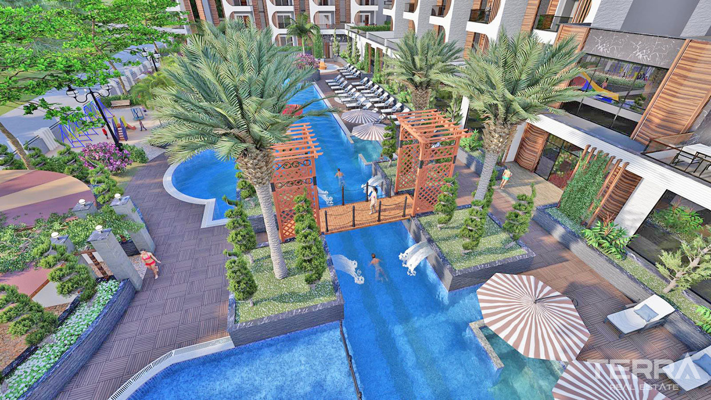 Nirvana Forest – Apartments in Alanya, Avsallar with Private Beach - 64405