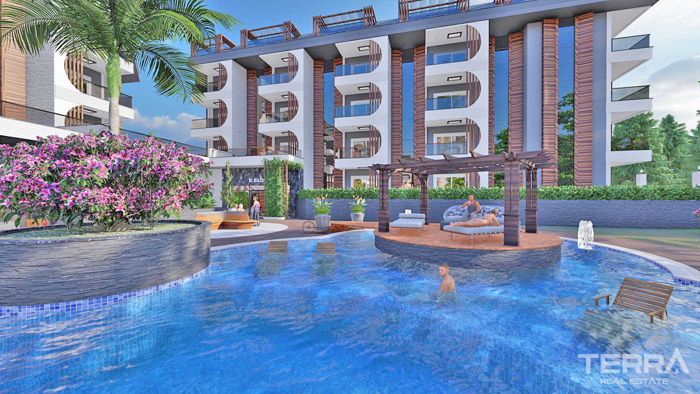 Nirvana Forest – Apartments in Alanya, Avsallar with Private Beach - 64406