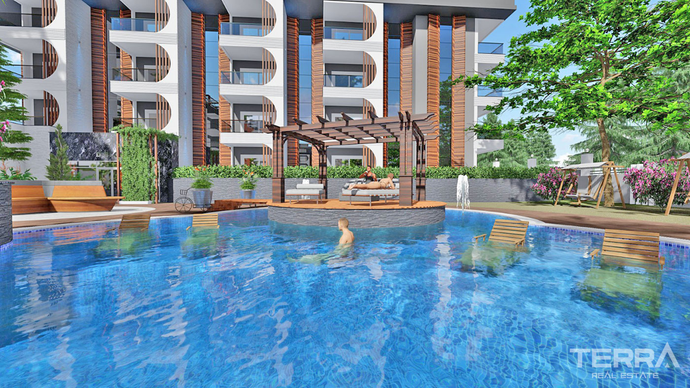Nirvana Forest – Apartments in Alanya, Avsallar with Private Beach - 64407