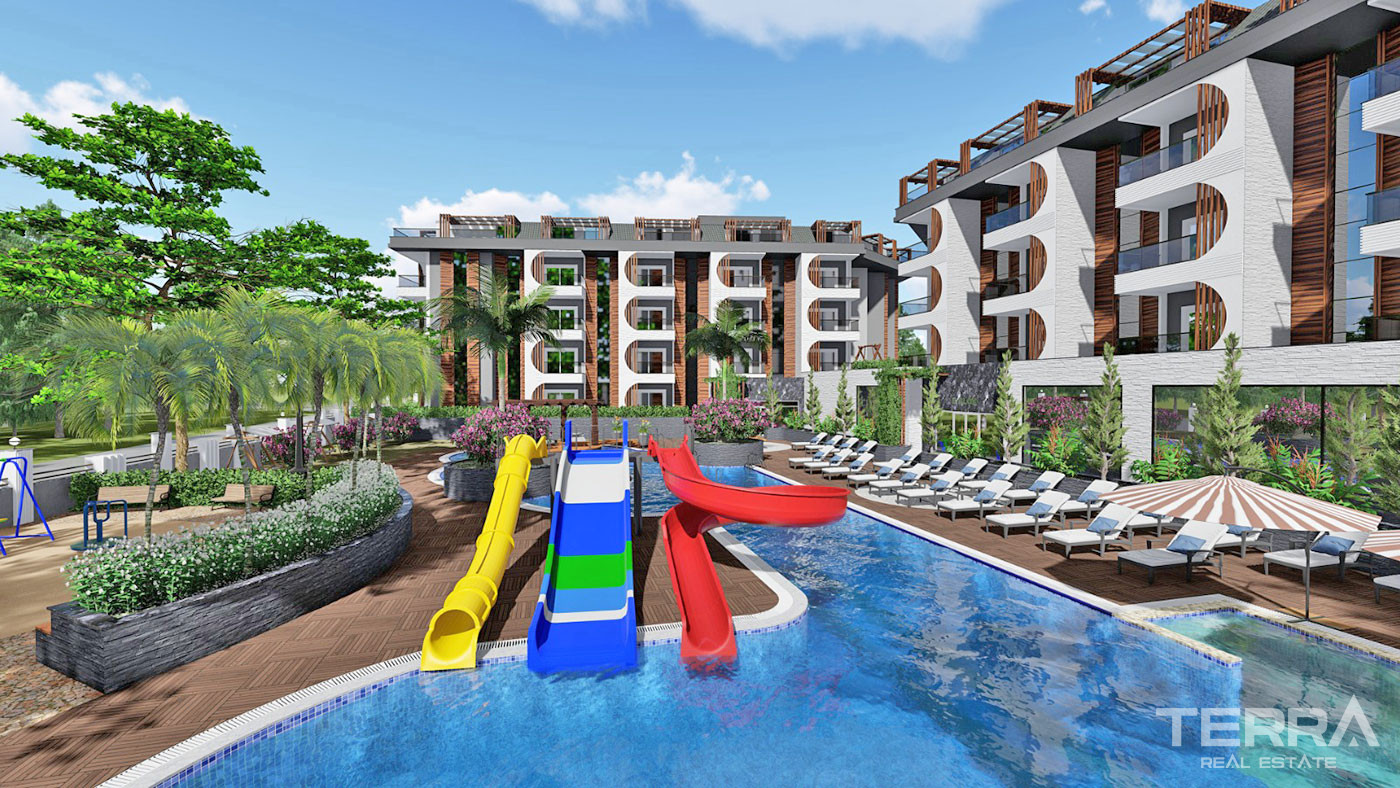 Nirvana Forest – Apartments in Alanya, Avsallar with Private Beach - 64411