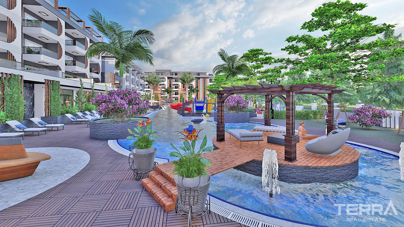 Nirvana Forest – Apartments in Alanya, Avsallar with Private Beach - 64414
