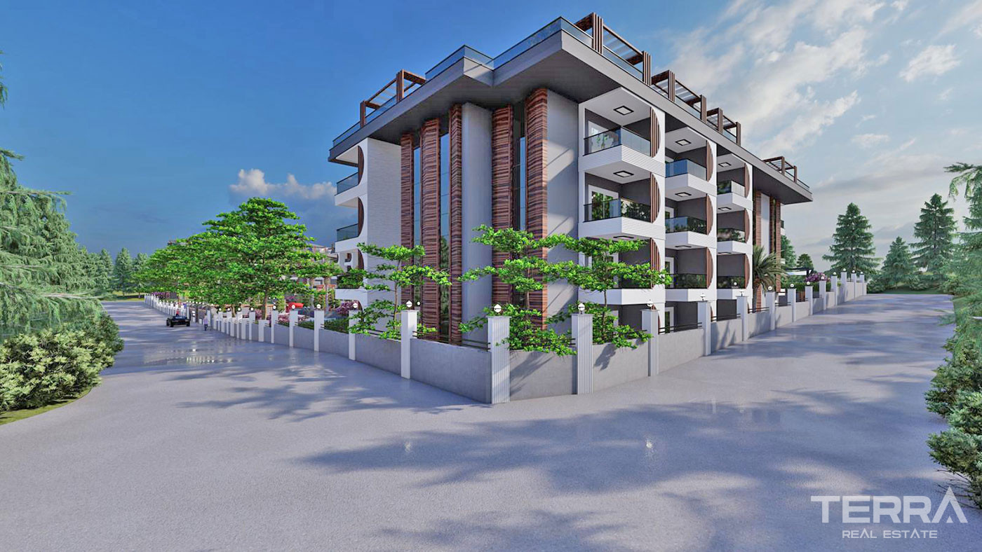 Nirvana Forest – Apartments in Alanya, Avsallar with Private Beach - 64421