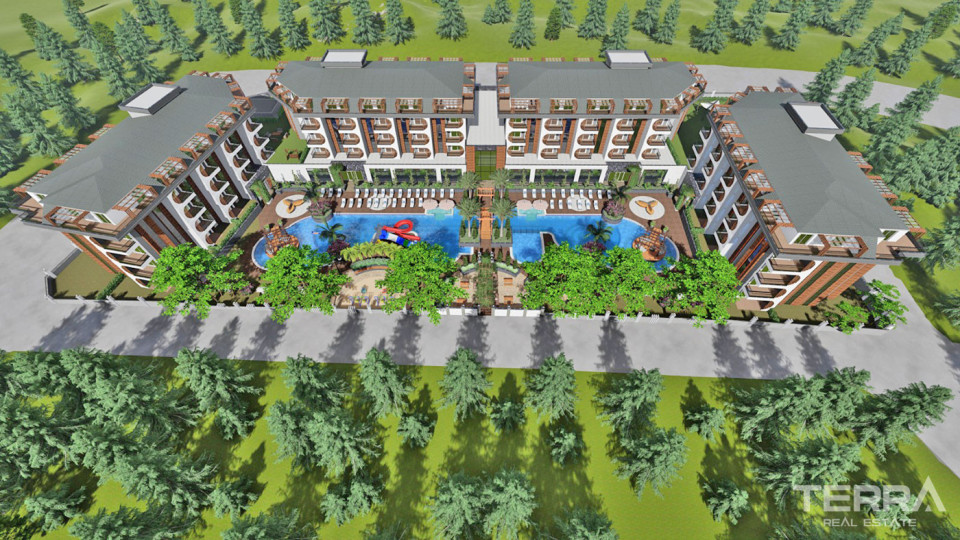 Nirvana Forest – Apartments in Alanya, Avsallar with Private Beach