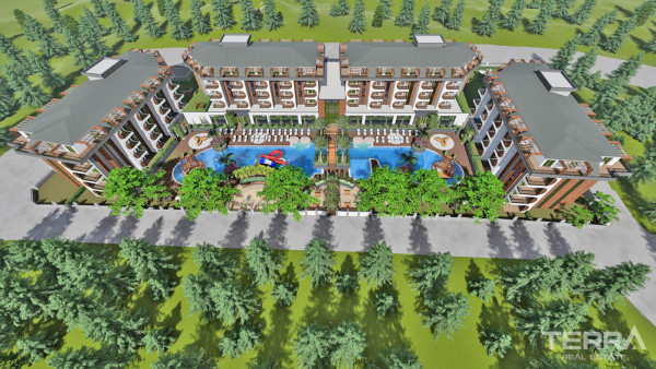 Nirvana Forest – Apartments in Alanya, Avsallar with Private Beach