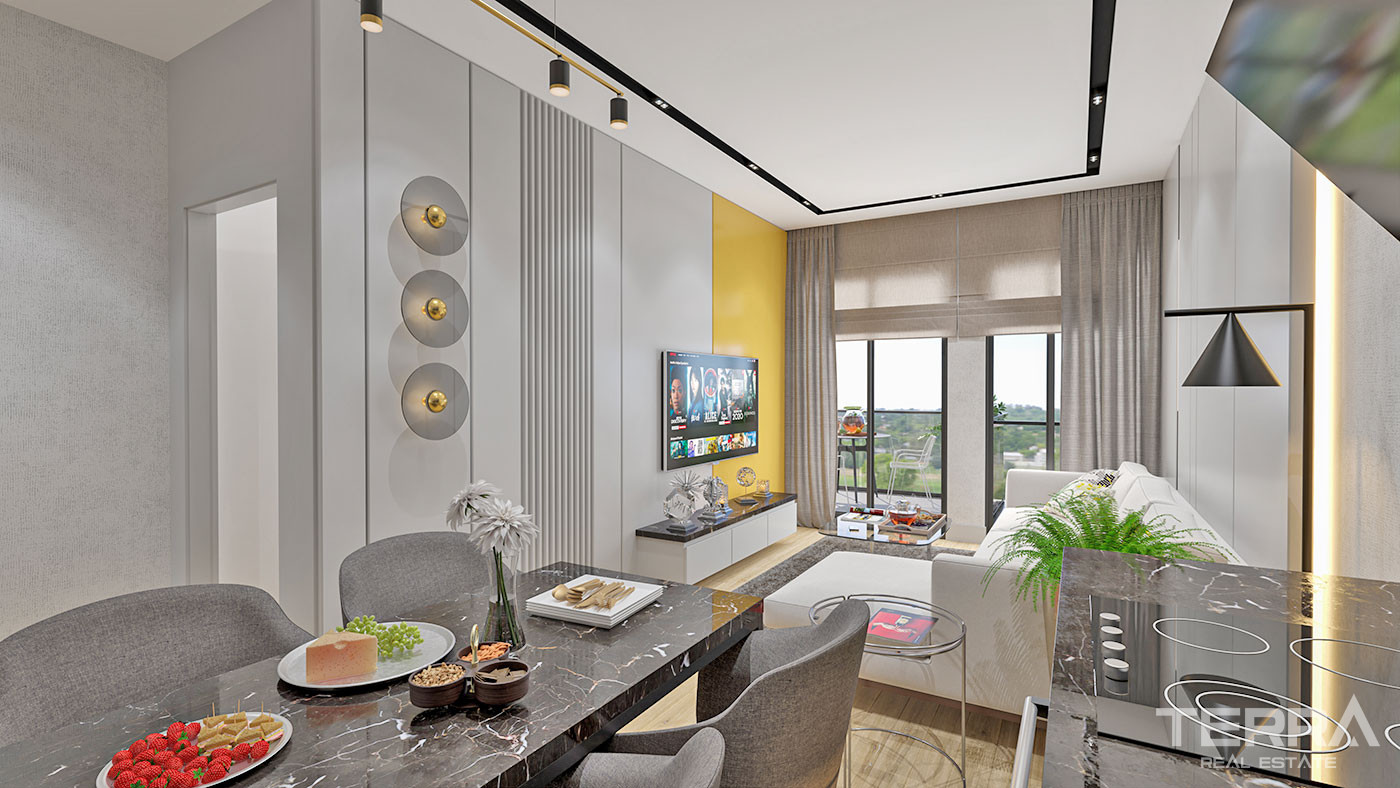 Panoramic Sea View Apartments in Kestel, Alanya with Rooftop Pool - 64521