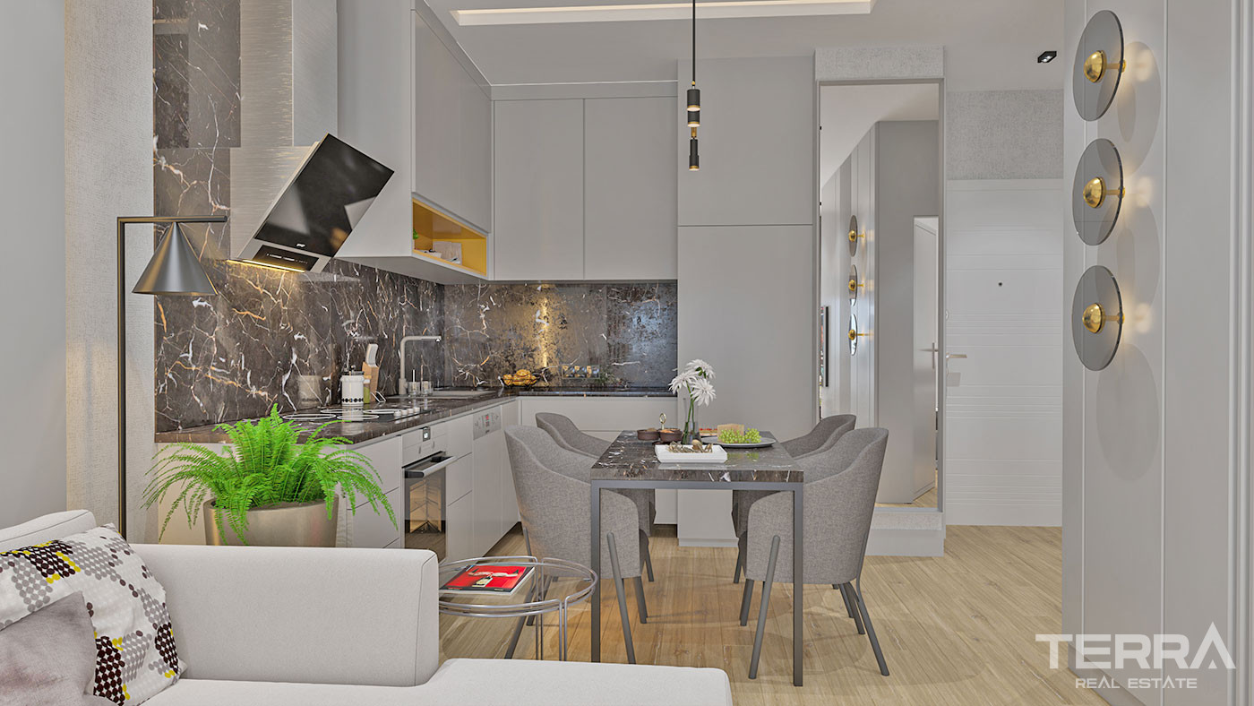 Panoramic Sea View Apartments in Kestel, Alanya with Rooftop Pool - 64523