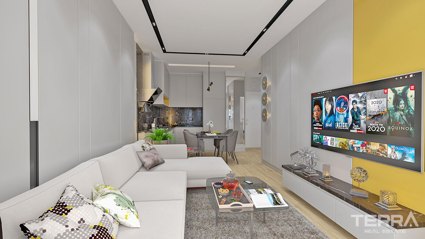 Panoramic Sea View Apartments in Kestel, Alanya with Rooftop Pool - 64524