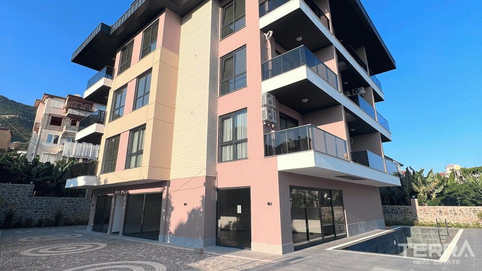 Centrally Located Apartments in Alanya with Outstanding Sea View