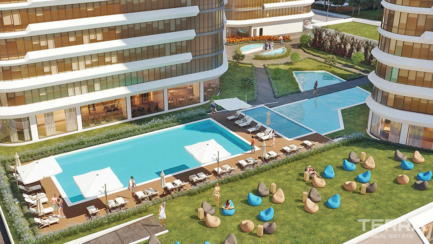 Exclusive Apartments in Kadıköy, İstanbul with Open City View - 64580