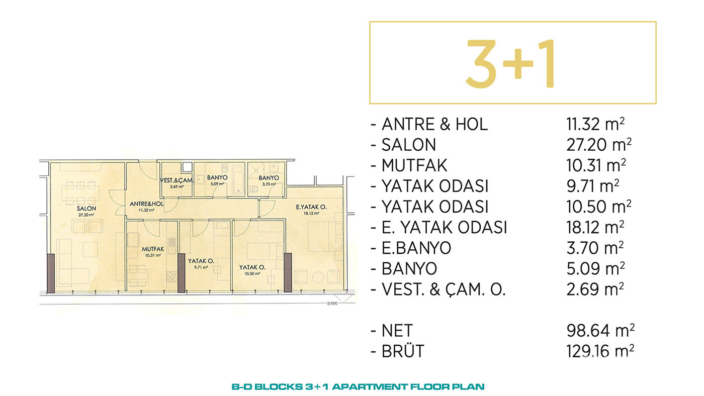 Exclusive Apartments in Kadıköy, İstanbul with Open City View - 95047
