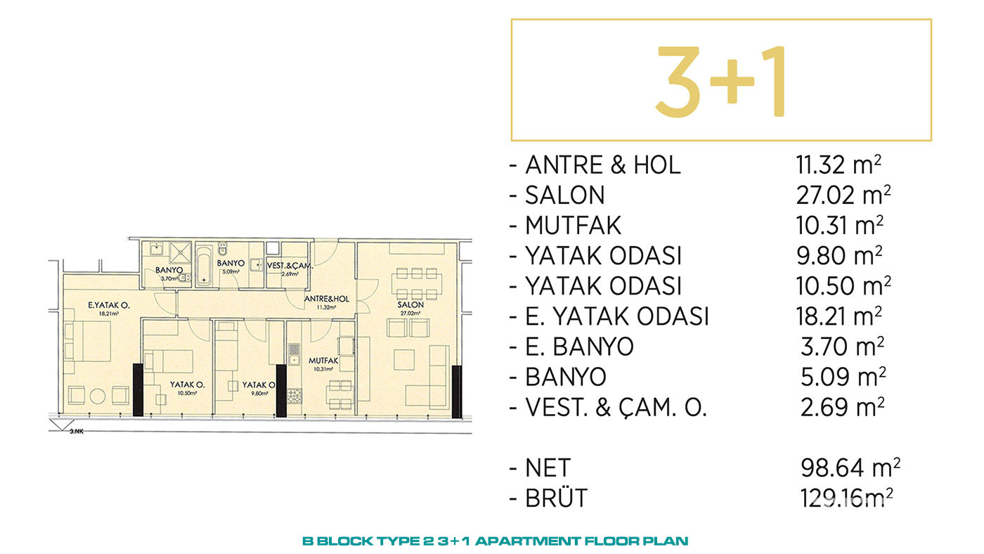Exclusive Apartments in Kadıköy, İstanbul with Open City View - 95046