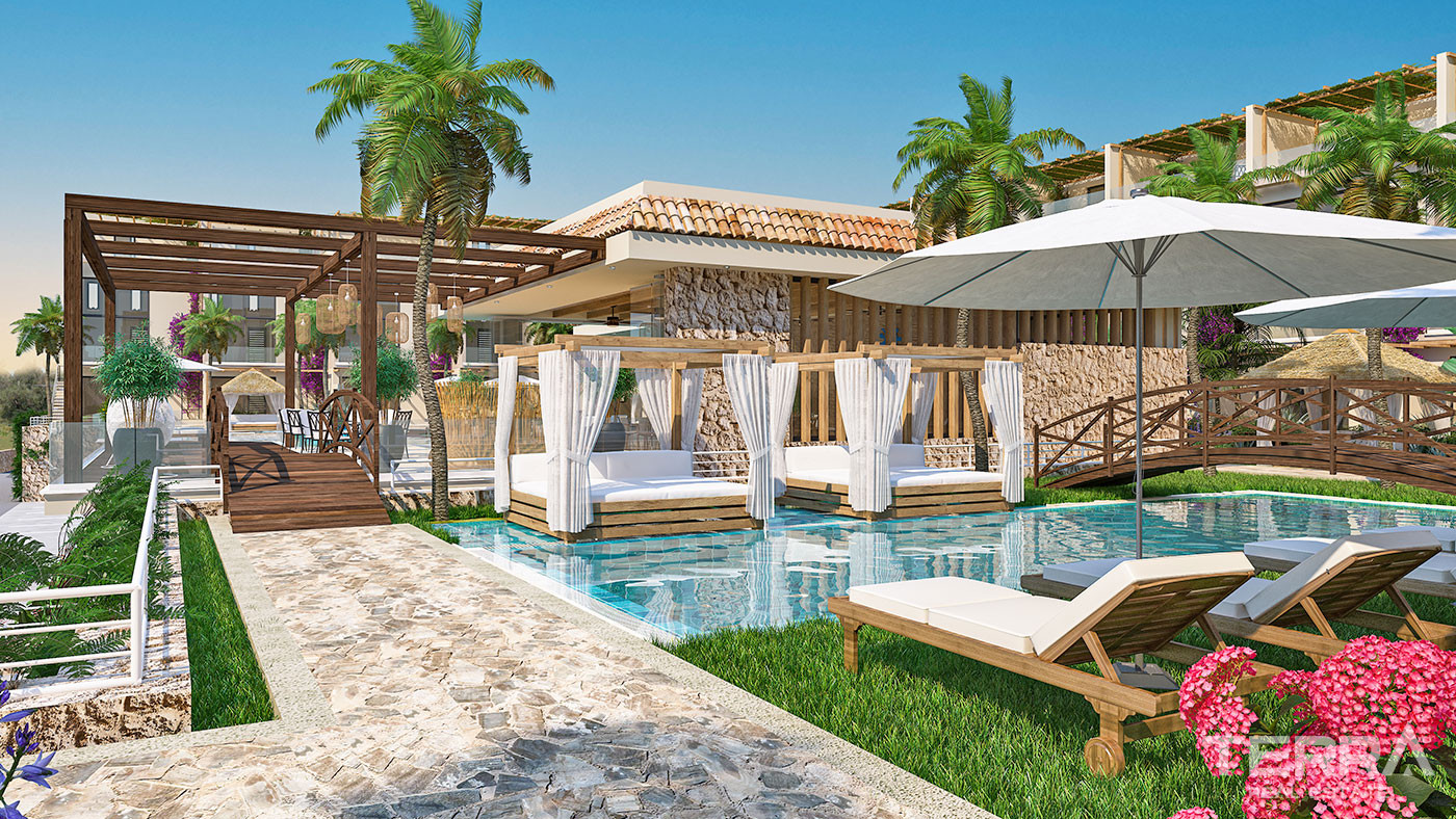 Seafront Apartments in Cyprus, Tatlısu with Joyful Social Amenities - 64982