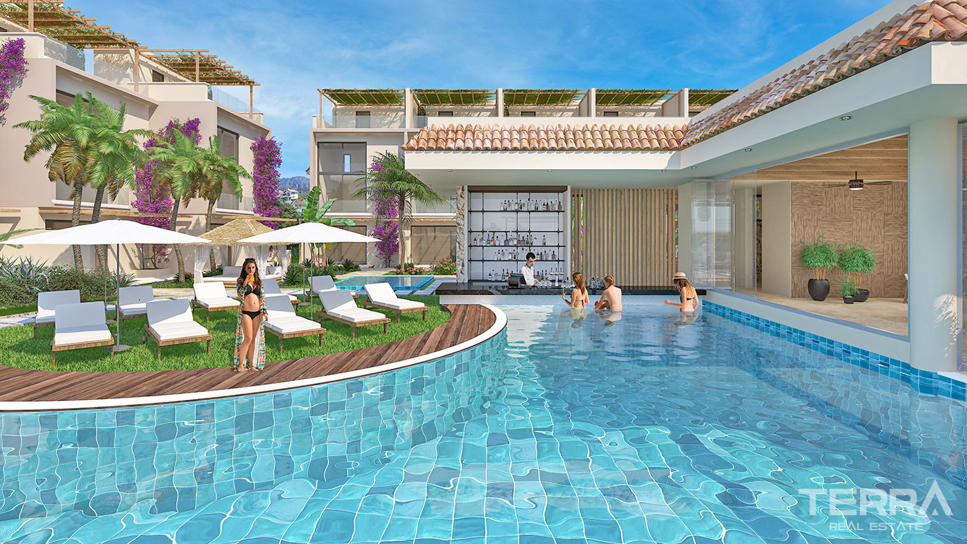 Seafront Apartments in Cyprus, Tatlısu with Joyful Social Amenities - 64987