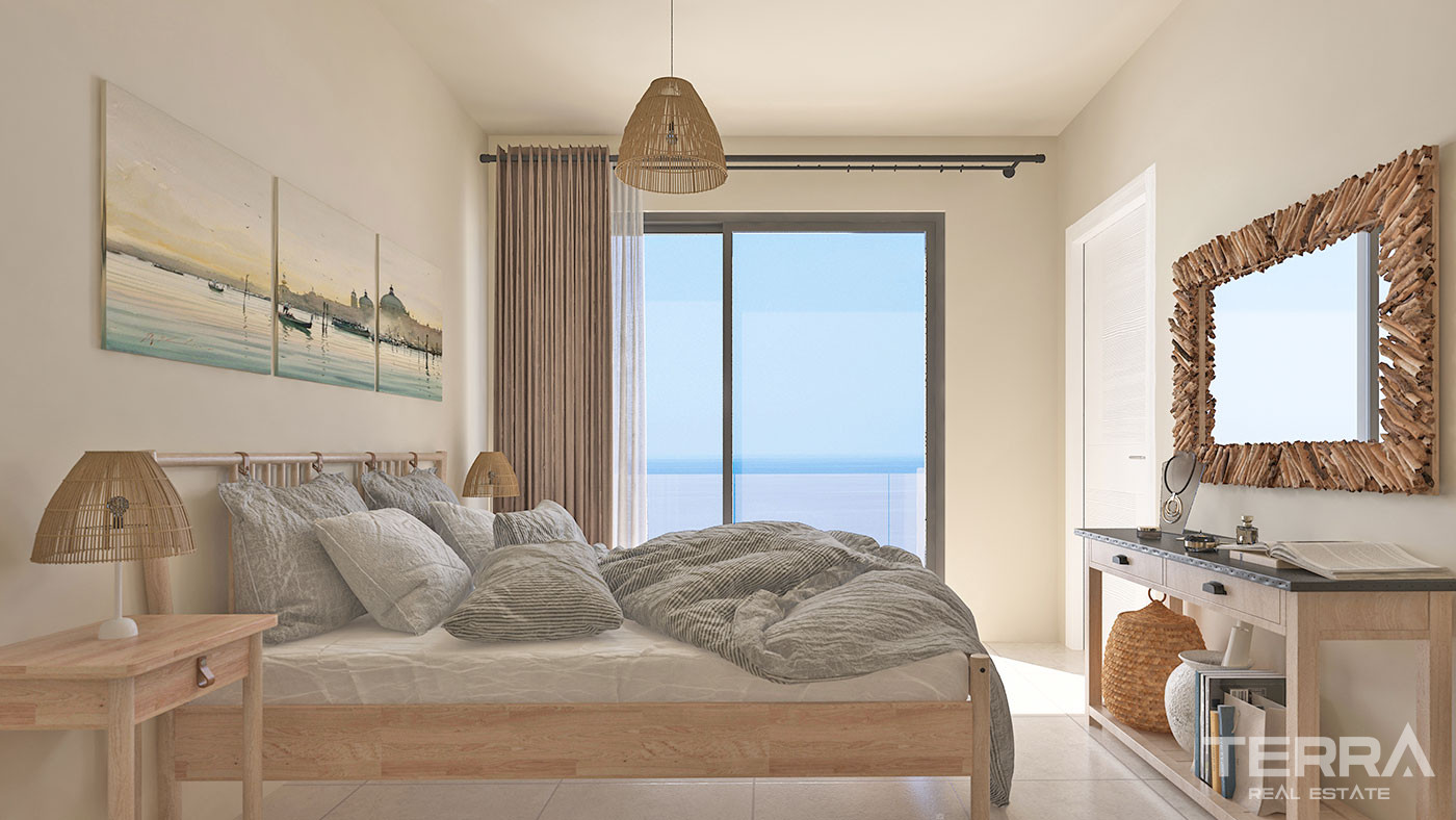 Seafront Apartments in Cyprus, Tatlısu with Joyful Social Amenities - 65008