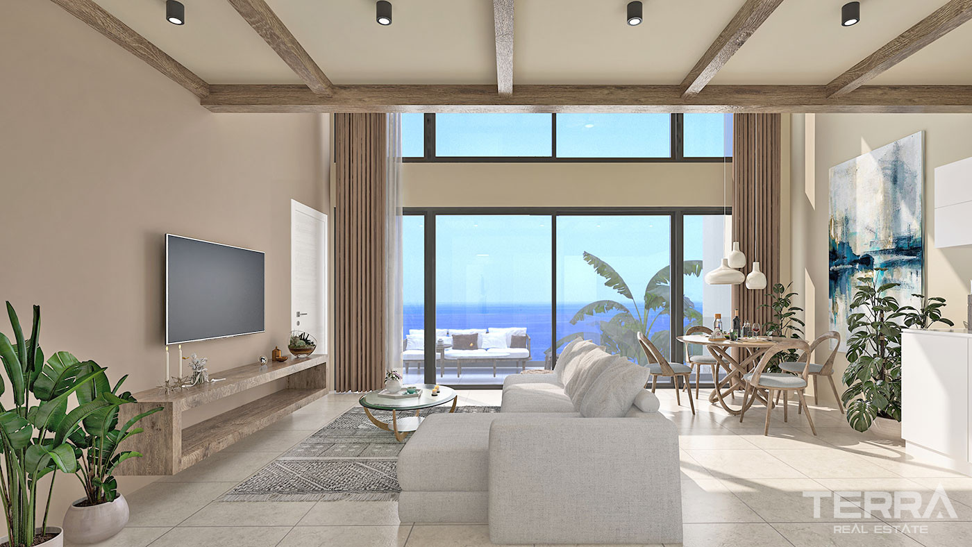 Seafront Apartments in Cyprus, Tatlısu with Joyful Social Amenities - 65009