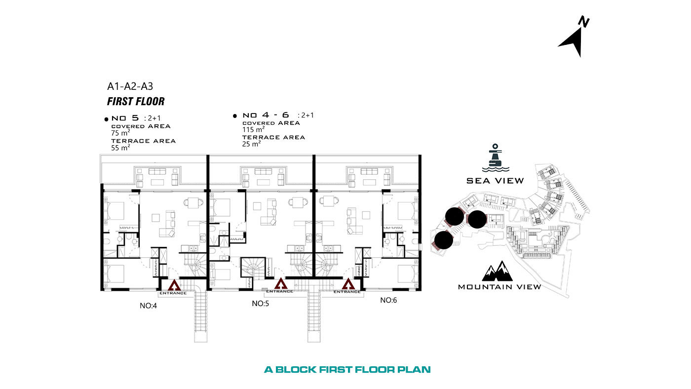 Seafront Apartments in Cyprus, Tatlısu with Joyful Social Amenities - 65029