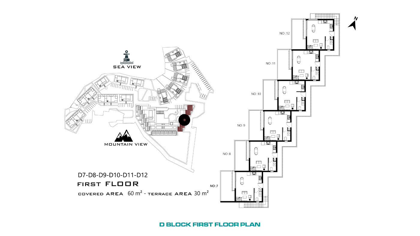 Seafront Apartments in Cyprus, Tatlısu with Joyful Social Amenities - 65037