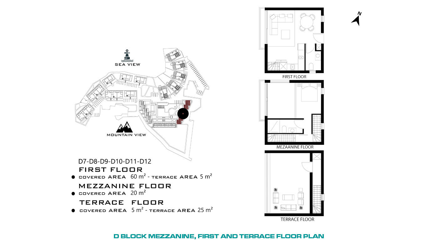 Seafront Apartments in Cyprus, Tatlısu with Joyful Social Amenities - 65041