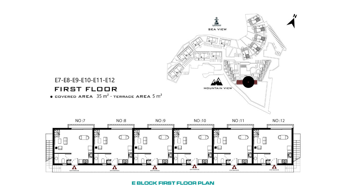 Seafront Apartments in Cyprus, Tatlısu with Joyful Social Amenities - 65047