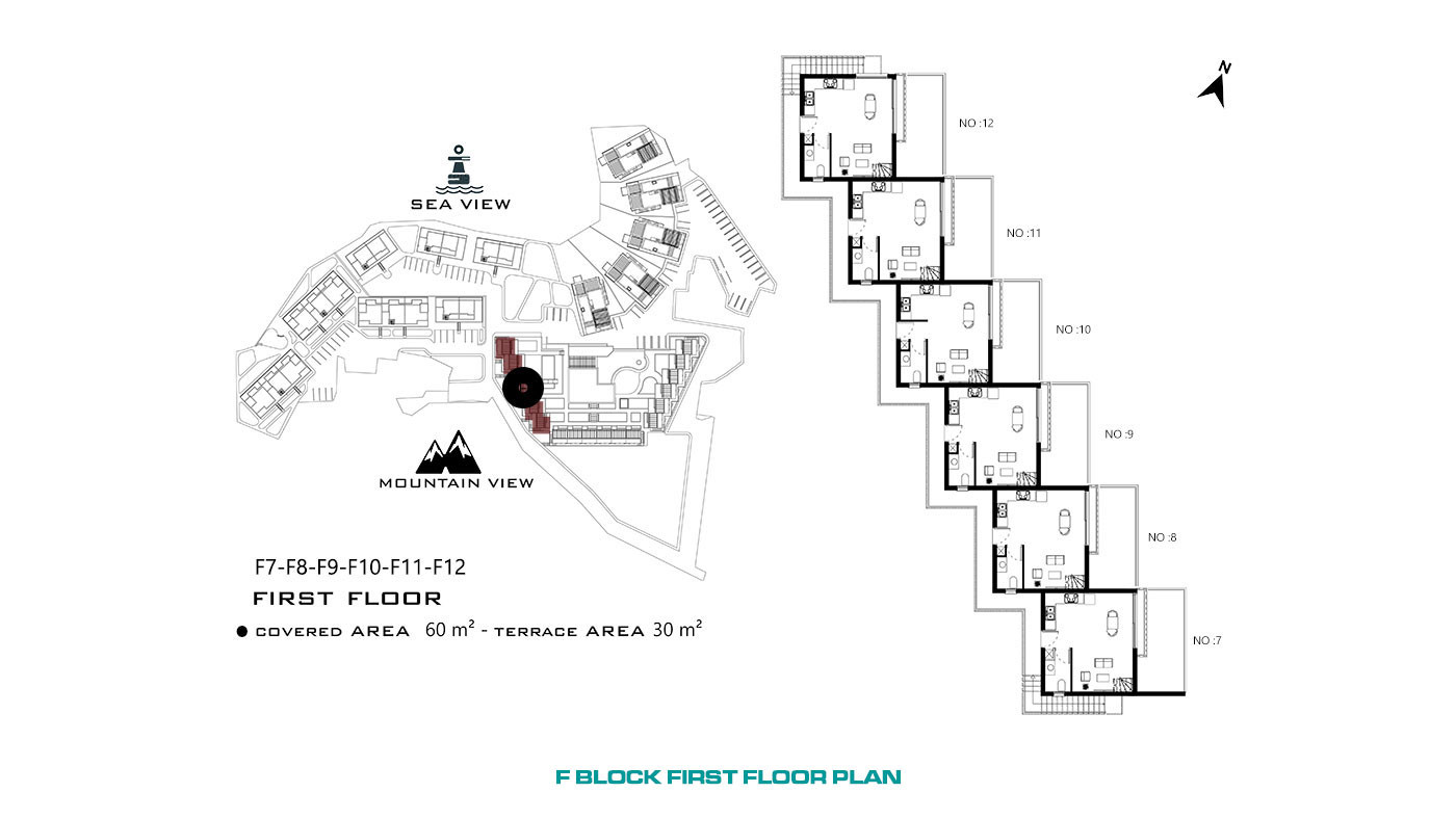 Seafront Apartments in Cyprus, Tatlısu with Joyful Social Amenities - 65056