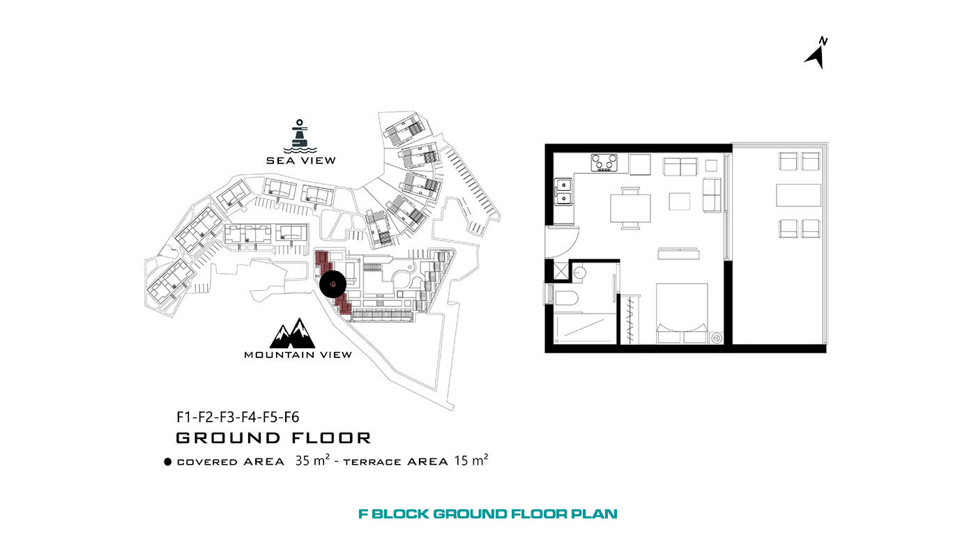 Seafront Apartments in Cyprus, Tatlısu with Joyful Social Amenities - 65059