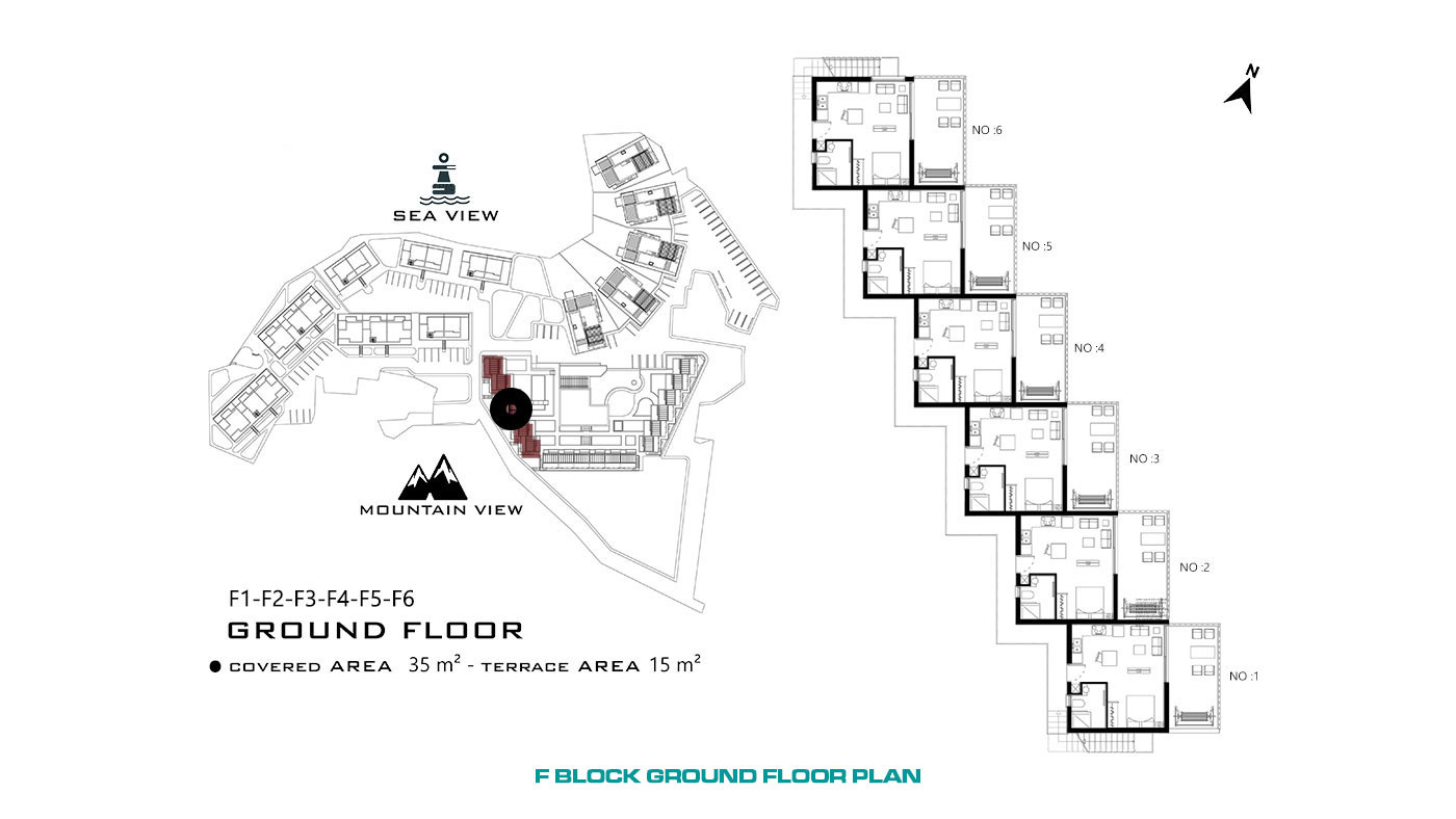 Seafront Apartments in Cyprus, Tatlısu with Joyful Social Amenities - 65063