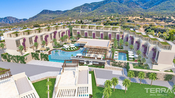 Seafront Apartments in Cyprus, Tatlısu with Joyful Social Amenities