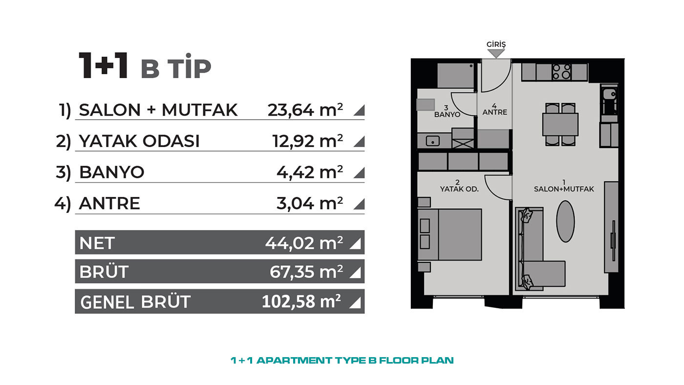 Investment Flats in Istanbul, Kadiköy with Proximity to Metro Stations - 64949