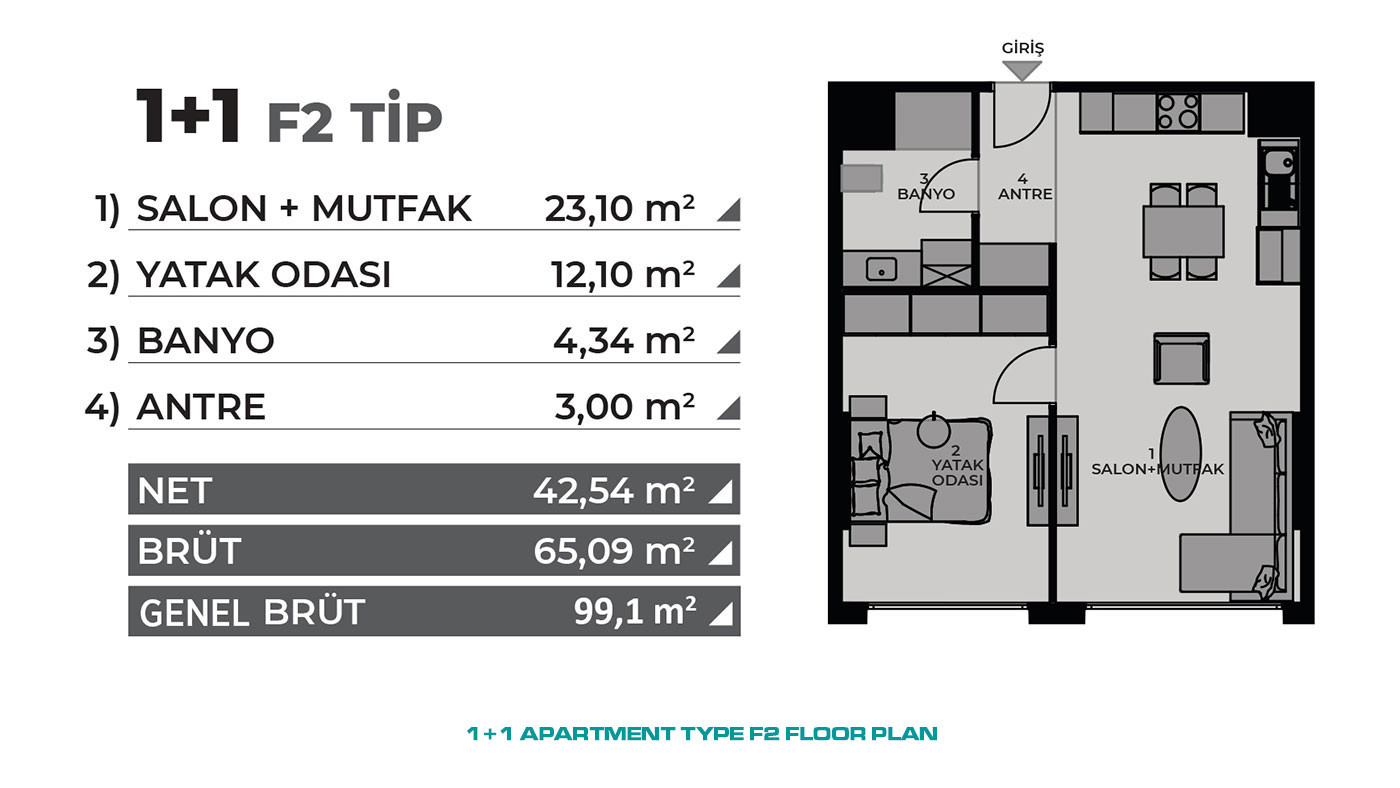 Investment Flats in Istanbul, Kadiköy with Proximity to Metro Stations - 64954