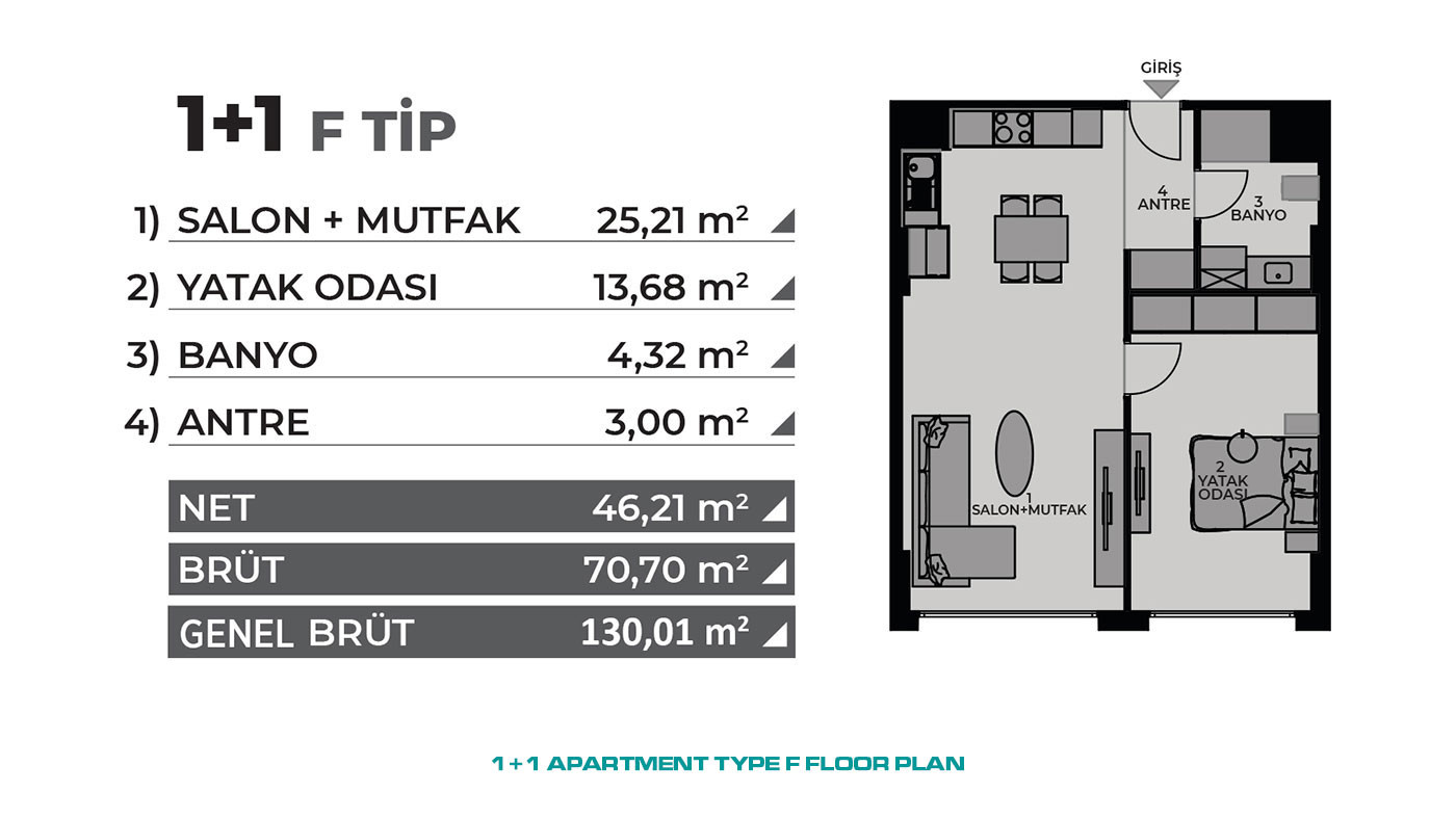 Investment Flats in Istanbul, Kadiköy with Proximity to Metro Stations - 64955