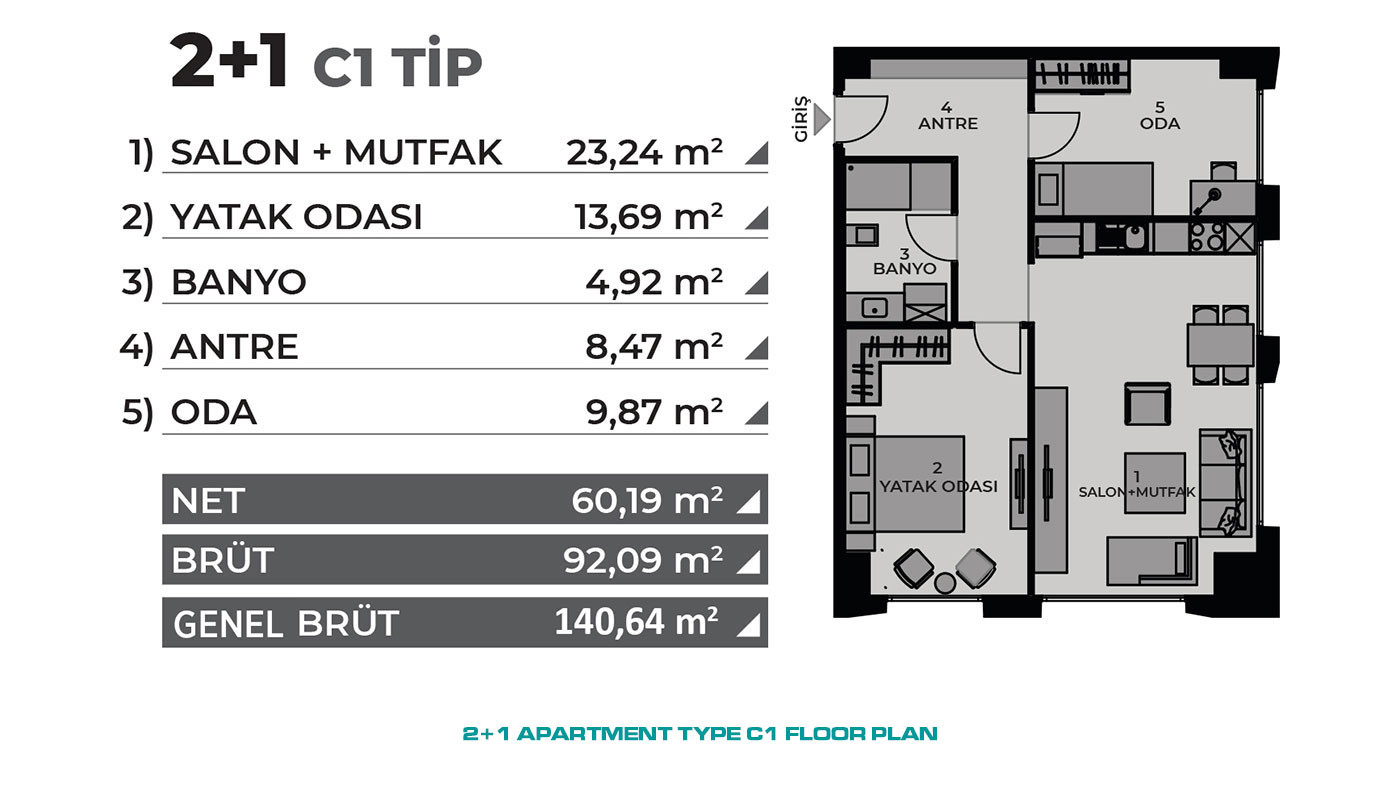 Investment Flats in Istanbul, Kadiköy with Proximity to Metro Stations - 64963