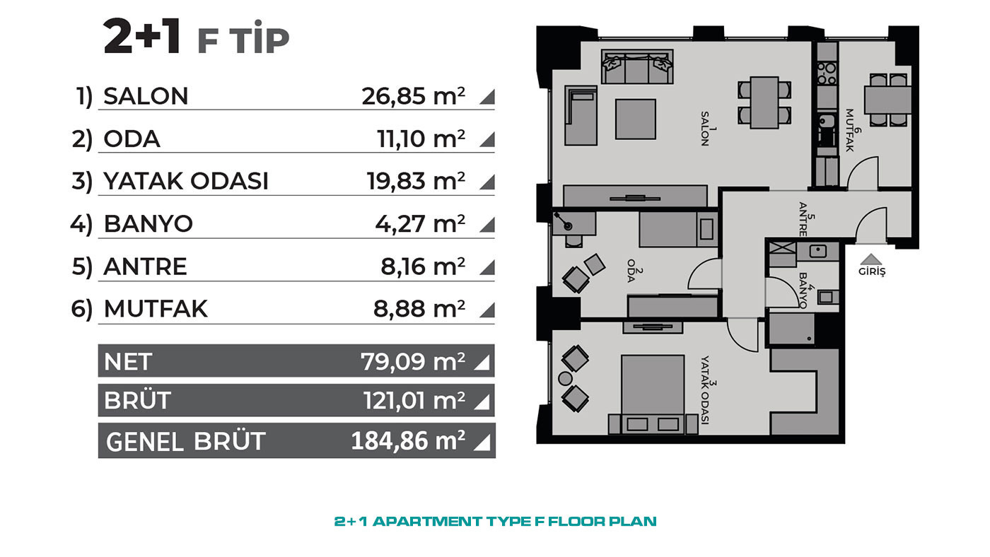 Investment Flats in Istanbul, Kadiköy with Proximity to Metro Stations - 64966