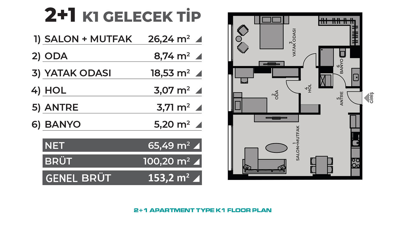 Investment Flats in Istanbul, Kadiköy with Proximity to Metro Stations - 64971