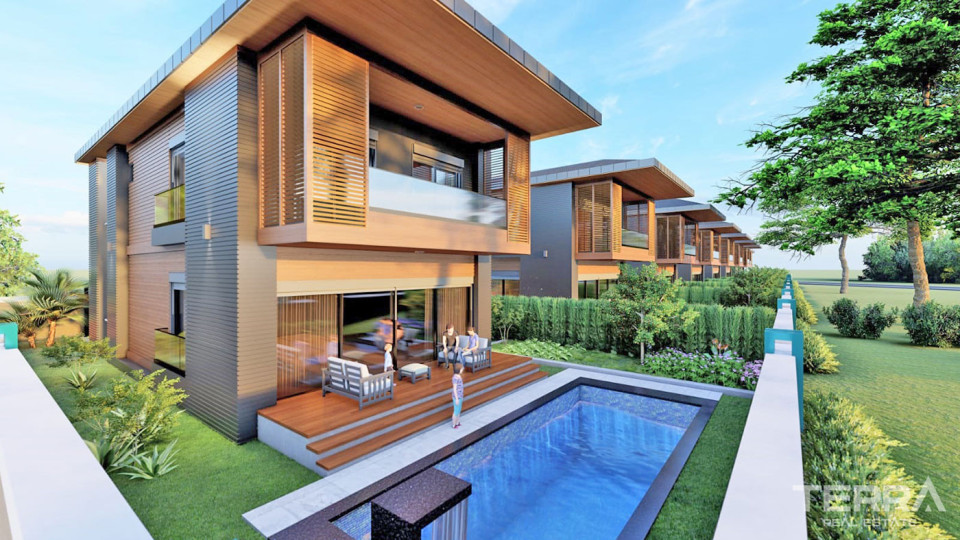 Riverfront Villas with Private Pool and Garden in Belek