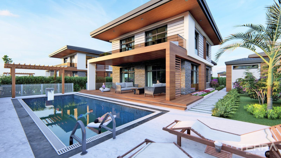 Private Belek Villas in a Secure Gated Community by the River