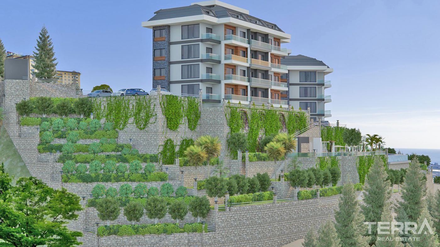 Sea View Apartments in Kargıcak, Alanya with 5-star Hotel Amenities - 65139