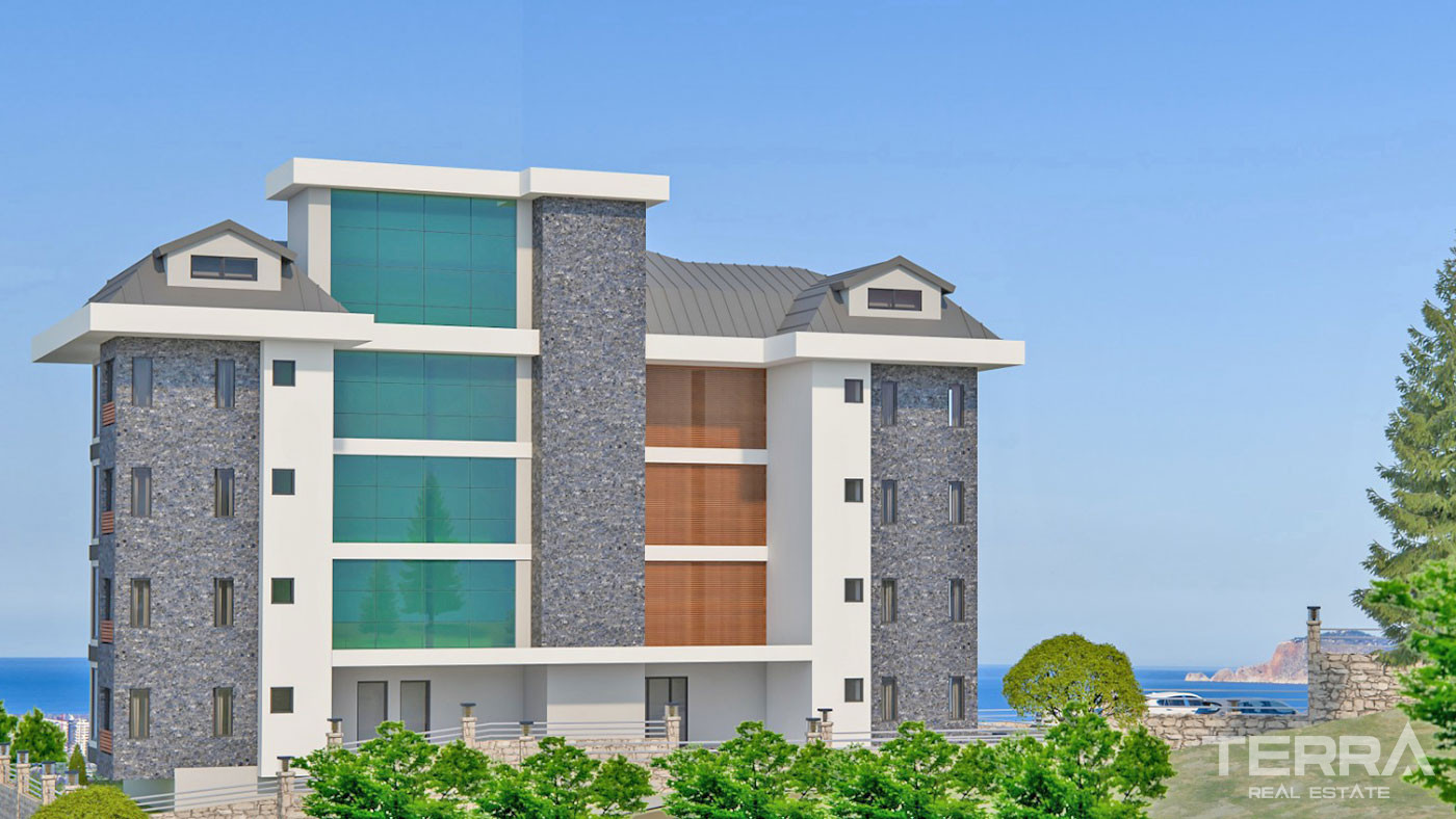 Sea View Apartments in Kargıcak, Alanya with 5-star Hotel Amenities - 65143