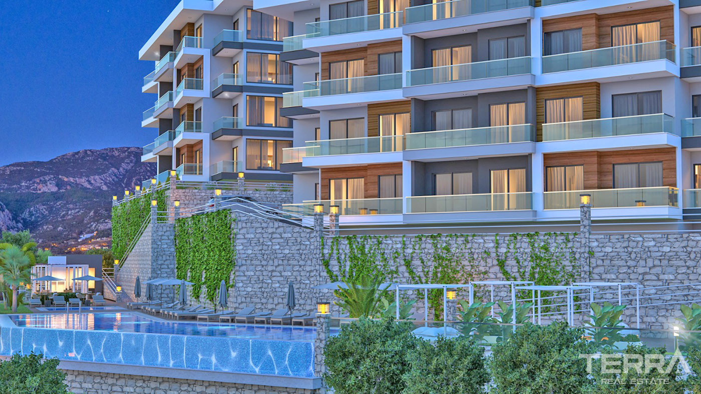 Sea View Apartments in Kargıcak, Alanya with 5-star Hotel Amenities - 65146